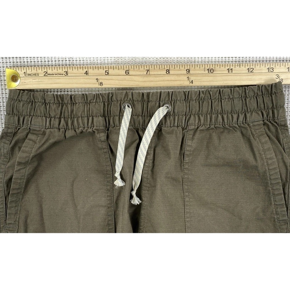 Vuori Ripstop Shorts Women's XS Green Raw Hem 3" Inseam - Picture 3 of 6